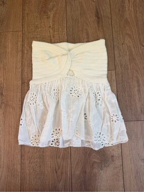 Zara eyelet top